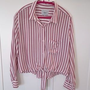 Rails Val Tie Front Shirt Size L